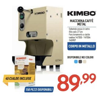 MACCHINA CAFFE KIMBO METAL